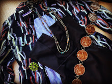 Load image into Gallery viewer, PEARL SNAP CACTUS TOP~BLACK 🌵