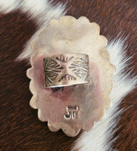 Load image into Gallery viewer, HUGE STERLING GASPEITE CLUSTER RING 🌵