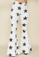 Load image into Gallery viewer, Star Struck denim bells~White wash ๐๐