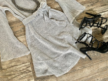 Load image into Gallery viewer, BELL SLEEVE DRESS~SILVER💎
