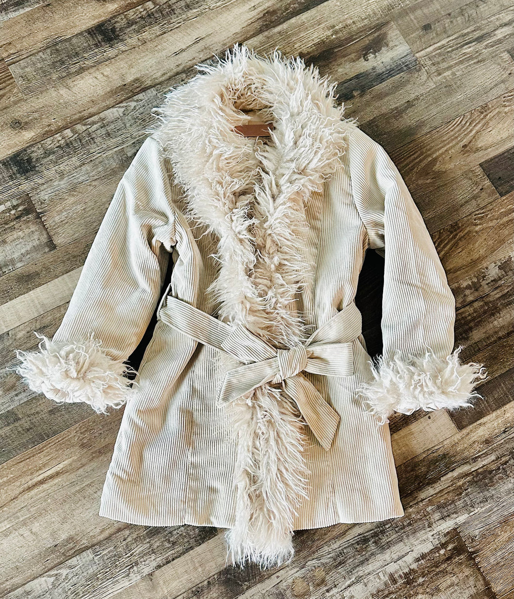 RANCH HAND CORDUROY COAT~OATMEAL