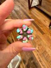 Load image into Gallery viewer, COTTON CANDY CLUSTER RING 💕
