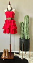 Load image into Gallery viewer, COWBOY’S DREAM DENIM DRESS~RED🔥
