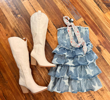 Load image into Gallery viewer, COWBOY’S DREAM DRESS~STAR DENIM 🌟

