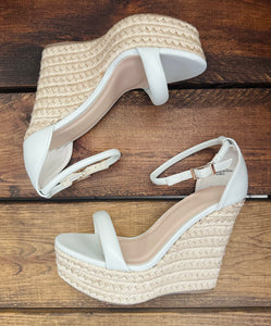 WALK THIS WAY ESPADRILLE WEDGES~SAND 🏝️