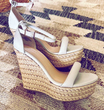 Load image into Gallery viewer, WALK THIS WAY ESPADRILLE WEDGES~SAND 🏝️
