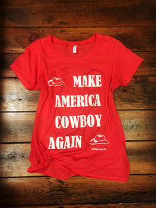 MAKE AMERICA COWBOY TEE 🤠 TWO COLORS