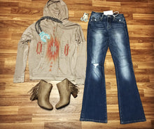 Load image into Gallery viewer, Aztec hoodie~Mocha
