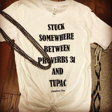 Load image into Gallery viewer, PROVERBS AND TUPAC TEE ⛪️
