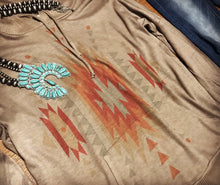 Load image into Gallery viewer, Aztec hoodie~Mocha
