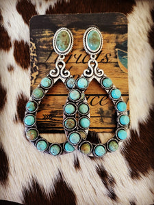 TEARDROP TURQUOISE EARRINGS🌵