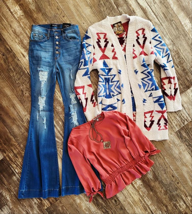 AZTEC CARDI💙❤️