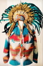 Load image into Gallery viewer, AZTEC SHACKET~TURQUOISE 🌵
