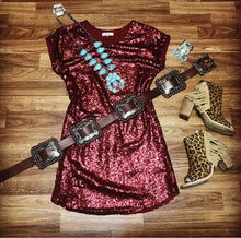 Load image into Gallery viewer, SEQUINED DRESS~TWO COLORS ✨♥️✨
