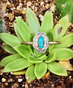 STERLING & TURQUOISE CONCHO CUFF💎🌵