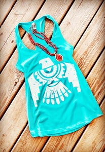 THUNDERBIRD TANK~WHITE BIRD/COLORED TANK💗🖤❤️💛💙💜