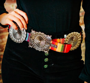 SERAPE CONCHO BELT🌵