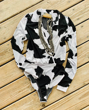 Load image into Gallery viewer, HEAD HEIFER BODYSUIT~BLACK🐮
