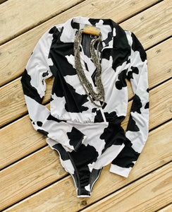 HEAD HEIFER BODYSUIT~BLACK🐮