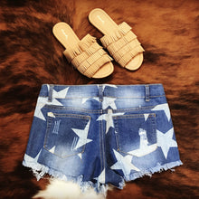 Load image into Gallery viewer, STAR DENIM CUT OFF SHORTS~MEDIUM WASH🌟
