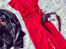 Load image into Gallery viewer, SNAFFLE BIT JUMPSUIT~RED ❤️🔥
